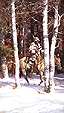 Blackfeet Among the Aspen by Howard Terpning